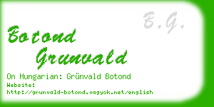 botond grunvald business card
